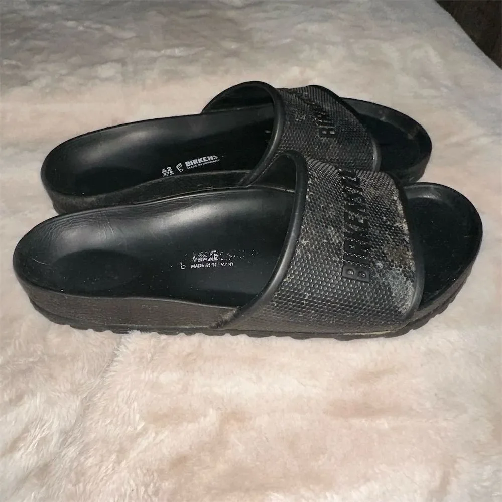 Birkenstock Barbados Men's Black EVA Slide Sandals Size 9 Casual